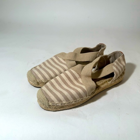Michael Michael Kors Striped Espadrille Flats - Picture 1 of 11
